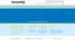 Desktop Screenshot of goodwillwm.org